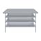 Amgood 30in D x 60in L Stainless Steel Table, Three Undershelves AMG WT-3060-3SH-Z - alternate 5