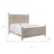 Homeroots Three Piece Gray Solid Wood Bedroom Set 636281 - alternate 5