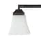 Jonathan Y Staunton 33" 4-Light Farmhouse Cottage Metal LED Vanity Light w/Frosted Glass Shades, Oil Rubbed Bron JYL7525A - alternate 5