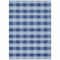 Homeroots 3' X 5' Navy Blue And Ivory Plaid Washable Indoor Outdoor Area Rug 595499 - alternate 5
