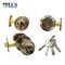 Ecs Hardware Durable Combo Lockset w/ Single Knob & Deadbolt, Entrance, Antique Bronze, Grade 3 SC1 ECSH-3607-AB-SC1 - alternate 5