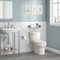 American Standard Complete Toilet, Round Front Bowl, 1.28 gpf Flush, 12 in Rough-In, 15 in H Rim, Bone 736DA101.021 - alternate 4