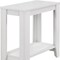 Homeroots 22" White Wood End Table With Shelf 333041 - alternate 2