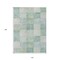 Homeroots 10' X 14' Blue Geometric Washable Indoor Outdoor Area Rug 608168 - alternate 6