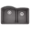 Blanco Diamond 1-3/4 Low Divide, Cinder 441591 - alternate 1