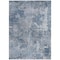 Homeroots 5' X 8' Blue Abstract Washable Non Skid Indoor Outdoor Area Rug 564237 - alternate 4