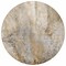 Homeroots 8' Round Brown Round Abstract Washable Non Skid Indoor Outdoor Area Rug 559573 - alternate 5