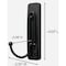 Command Large Double Bath Hook Matte Black 1 Hook 2 Strips BATH36-MB-ESF - alternate 3