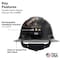 Klein Tools Hard Hat, Freedom Series KARBN Pattern, Vented Full Brim, Class C 60347FS - alternate 3
