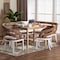 Bali & Pari Ubud Seagrass Dining Nook Set, Set of 5 260-14184-14185-13423-13875-13875-ZORO - alternate 4