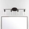 Jonathan Y Jayne 32" 4-Light Iron/Seeded Glass Cottage Rustic LED Vanity Light, Oil Rubbed Bronze JYL7548A - alternate 7