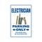 Signmission Electrician, 6 Inch X 9 Inch, Decal D-6-W-Electrician - alternate 1