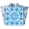 Homeroots 8" X 8" Mediterranean Blues Mosaic Peel and Stick Tiles 400034 - alternate 3