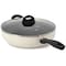Oster Clairborne 5 Quart Aluminum Nonstick Saute Pan with Lid in Sand 141077.02 - alternate 2