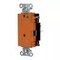Hubbell Wiring Device-Kellems Straight Blade Receptacle, 5-15R, 15 A, 125V AC, 2 Pole, 3 Wire, Surface Mount, Grounded HBL2172STOTR - alternate 3