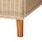 Bali & Pari Lanica Japandi Sun-Bleached Braided Rattan Queen Size Bed 250-14313-ZORO - alternate 3