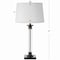 Jonathan Y Mason 30" Glass and Metal LED Table Lamp, Black/Clear, 2PK JYL1008A-SET2 - alternate 8