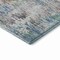 Homeroots 5' X 8' Blue Ivory And Sage Abstract Washable Indoor Outdoor Area Rug 643566 - alternate 4