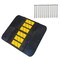 Traffic Kontrol Rubber Speed Hump 1PC, 3FT Long With 2 End Caps, 12 Spikes, Yellow Black TKSH-3-YB-KIT-A - alternate 3