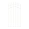 Nuvo Iron 33-in W x 56-in H Glossy Wht Tiger Eye Gate Arched - 36-in W Openings SC Hardware W/Dbl Side Handle ITGA3356GW - alternate 1