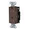 Hubbell Wiring Device-Kellems Straight Blade Receptacle, 5-15R, 15 A, 125V AC, 2 Pole, 3 Wire, Surface Mount, Grounded HBL2152STTR - alternate 1