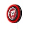 Holland Bar Stool University of Wisconsin W  15 Double Neon Wall Clock Clk15BK - alternate 4