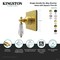 Kingston Brass Single-Handle Six-Way Diverter Valve with Square Trim Kit, Polished Chrome KS4041WLL - alternate 2