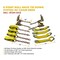 Mytee Products 8 Point Roll Back Tie Down System w/ Chain Ends - 14ft 8TDK-14CE - alternate 5