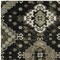 Homeroots 5' X 8' Black Ivory And Taupe Medallion Washable Indoor Outdoor Area Rug 588991 - alternate 6