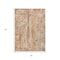 Homeroots 5' X 8' Orange And Gray Abstract Washable Indoor Outdoor Area Rug 632132 - alternate 5