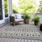 Homeroots 8' X 10' Gray Brown And Ivory Moroccan Washable Indoor Outdoor Area Rug 594331 - alternate 7