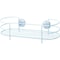 Simple Spaces Shower Caddy, 1-Shelf, Steel, 11-5/8 in OAW, 3-1/8 in OAH, 4-1/2 in OAD, 10 lb SS-SC-29-PE-3L - alternate 1
