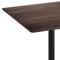 Flash Furniture 36" Square Tabletop, Seamless Surface Technology, Dark Brown with 24" Black Round Table Height Base ST-SQ36-WBR-TR24-GG - alternate 4