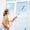 Gritt Commercial Window Washing Kit with 18 Swivel Window Squeegee and 6' Telescopic Pole GRI130-6F-18 - alternate 4