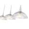 Z-Lite Lunelle Brushed Nickel 3 Light Linear Chandelier 3051P12-3L-BN - alternate 4