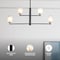 Vidalite Seren 4-Light Matte Black Pendant With Handmade Glass Shades, Modern Style Pendant Chandelier Light CE1013062 - alternate 5