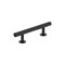 Amerock Radius 3 inch 76mm Center-to-Center Matte Black Cabinet Pull BP37390FB - alternate 1