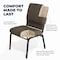 Flash Furniture Advantage Jute Church Chair 20.5" Wide PCHT-112 - alternate 6