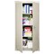 Sandusky Lee Shelving Storage Cabinet, 72 in H, 30 in W, 18 in D, Swing, Keyed, Putty, 3 Shelves, 0 Drawers VF31301872-07 - alternate 2