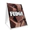 Signmission Fudge, 24 Inch x 18 Inch A-frame Yard Sign, Plastic Sign SBC-1824-Fudge - alternate 1