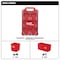 Milwaukee Tool PACKOUT Tool Case, 5 Compartments, 9-3/4 in W x 15-1/4 in D x 2-1/2 in H, Red, Plastic 48-22-8436 - alternate 8