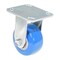 Vestil Polyurethane Precision Ball Bearing Rigid Caster 4 In. x 2 In. 551 lb Blue/Gray CST-PB-4X2PUA-R - alternate 3