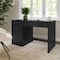Martha Stewart Kayden Single-Drawer Desk w/3 Drawer File Cabinet in Black w/Oil Rubbed Bronze Hardware KHO-23042-TBFC-BK-BK-MS - alternate 5