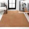 Jonathan Y Twyla Classic Solid Low-Pile Machine-Washable Terra 3 ft. x 5 ft. Area Rug WSH300A-3 - alternate 1