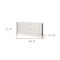 Homeroots 63in Gray And White Wood Carved Geometric Six Drawer Sideboard 611019 - alternate 2