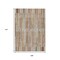Homeroots 9' X 12' Rust And Ivory Striped Washable Indoor Outdoor Area Rug 631555 - alternate 4