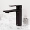 Vigo Davidson 6inH Single Hole Single-Handle Bathroom Faucet in Matte Black VG01043MB - alternate 3