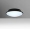 Besa Lighting Silk 17 Ceiling, Opal/Black, 1x60W Incandescent SILK10BKC - alternate 1