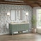 James Martin Vanities Breckenridge 60" Double Vanity, Smokey Celadon, w/ 3 CM Tajnar Eclos Top 330-V60D-SC-3TJR - alternate 4
