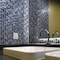 Apollo Tile Gray Blue 11.7 in x 11.7 in Glass, Resin Glossy Floor and Wall Mosaic Tile 4.75 sqft/case, 5PK APLBDA882324A - alternate 8